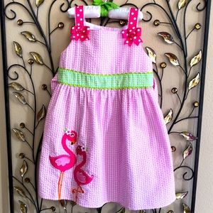 Girls size 5T Emily Rose gingham dress